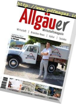 Allgauer Wirtschaftsmagazin – August 2017
