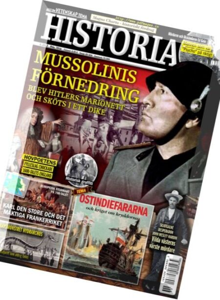 Allt Om Vetenskap Tema Historia – Nr.6, 2017 Cover