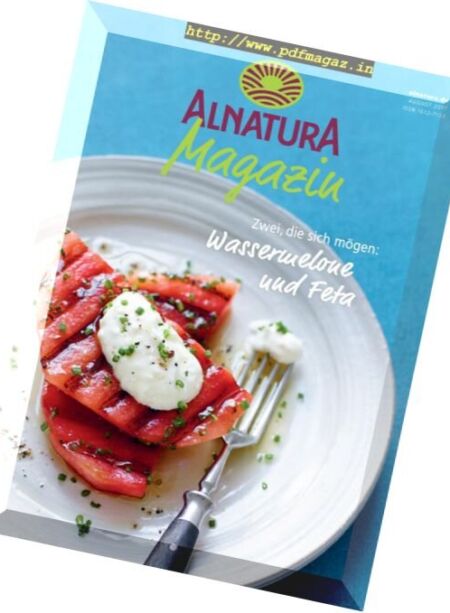 Alnatura Magazin – August 2017 Cover