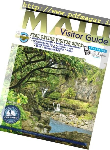 Aloha – Maui Visitor Guide – September 2017 Cover