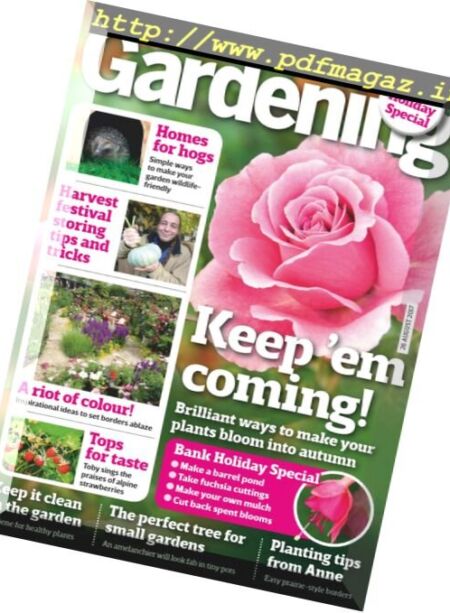 Amateur Gardening – 26 August 2017 Cover