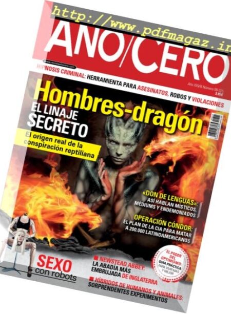 Ano Cero – Agosto 2017 Cover