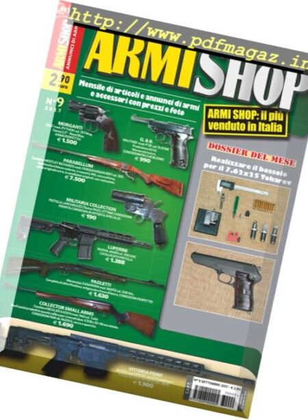 Armi Shop – Settembre 2017 Cover
