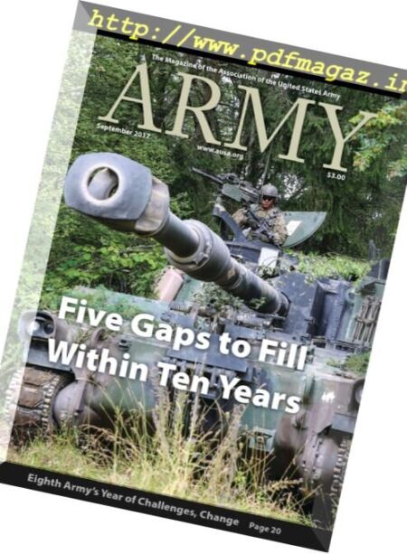 Army – September 2017 Cover