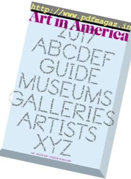 Art in America – August 2017