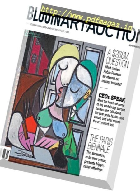 Art+Auction – September 2017 Cover
