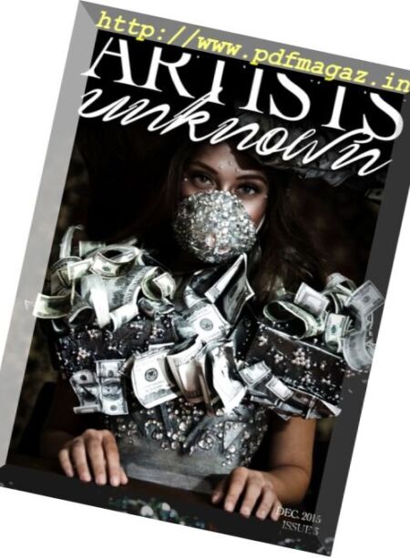 Artists Unknown – December 2015 Cover