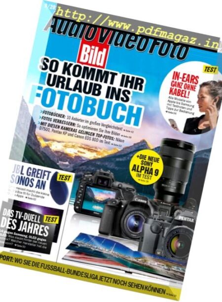 Audio Video Foto Bild – September 2017 Cover