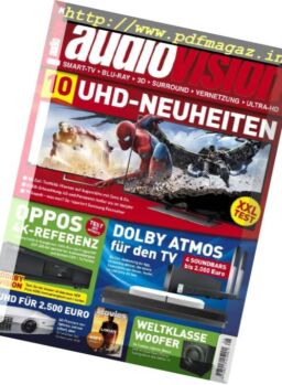 Audiovision – August 2017