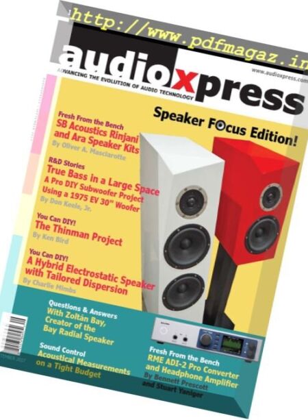 audioXpress – September 2017 Cover