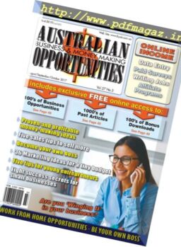 Australian Business & Money Making Opportunities – August-October 2017