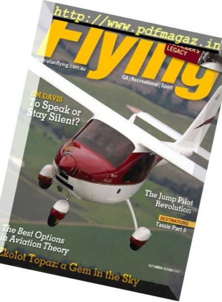 Australian Flying – September-October 2017 Cover