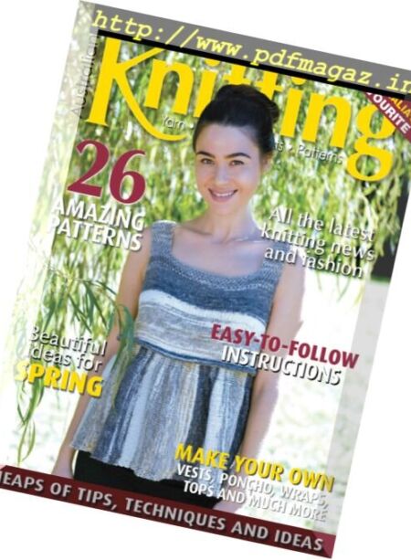 Australian Knitting – Volume 9 Issue 3 2017 Cover