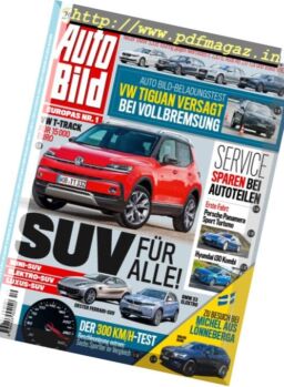 Auto Bild Germany – 21 Juli 2017