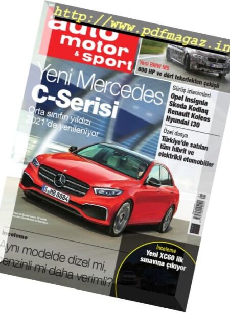 Auto Motor & Sport Turkey – Temmuz 2017 Cover