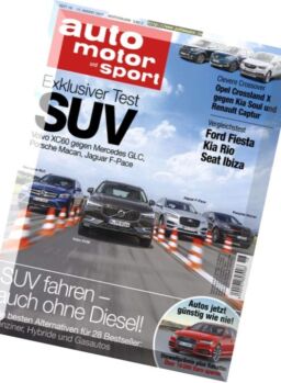 Auto Motor und Sport – 17 August 2017
