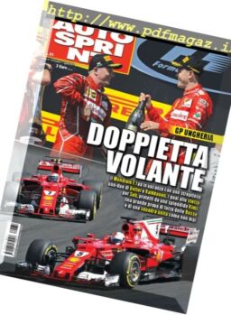 Auto Sprint – 1-7 Agosto 2017