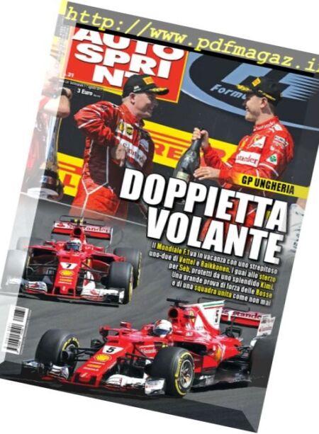 Auto Sprint – 1-7 Agosto 2017 Cover