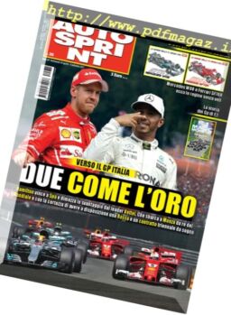 Auto Sprint – 29 Agosto – 4 Settembre 2017