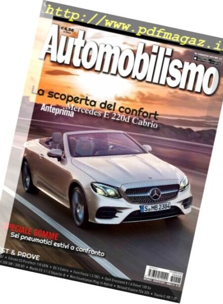Automobilismo – Agosto 2017 Cover
