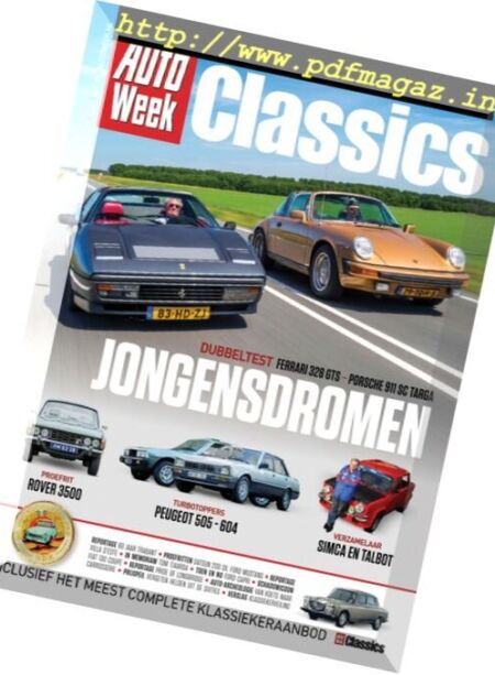 AutoWeek Classics Netherlands – Juli 2017 Cover