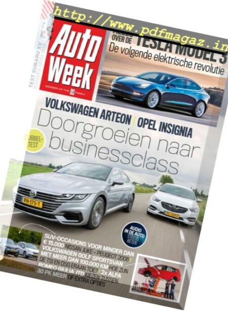 AutoWeek Netherlands – 9-16 Augustus 2017 Cover