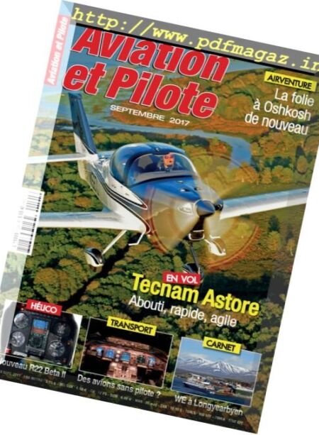 Aviation et Pilote – Septembre 2017 Cover