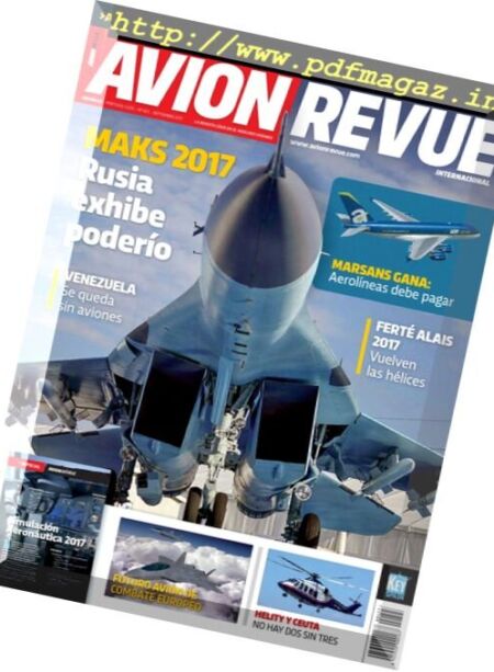 Avion Revue Spain – Septiembre 2017 Cover