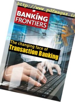 Banking Frontiers – August 2017