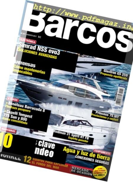 Barcos a Motor – Agosto 2017 Cover