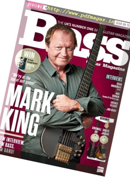 Bass Guitar – September 2017 Cover
