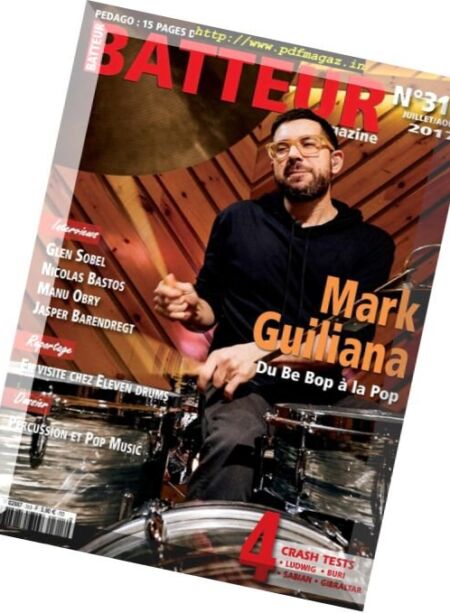 Batteur Magazine – Juillet-Aout 2017 Cover