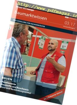 Bau Markt Manager – Baumarktwissen – Nr.3 2017