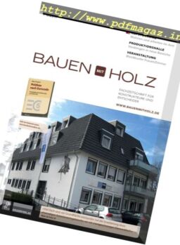 Bauen mit Holz – Nr.7-8, 2017