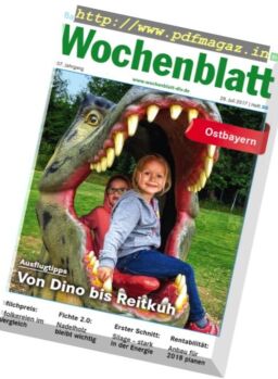 Bayerisches Landwirtschaftliches Wochenblatt – 28 Juli 2017