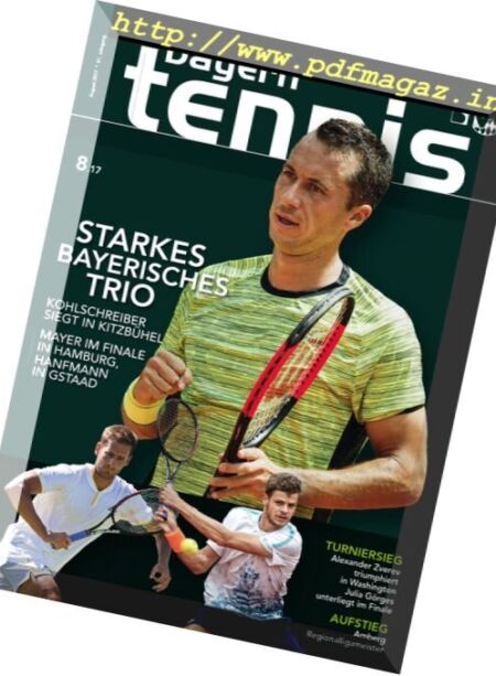 Bayern Tennis – August 2017 Cover