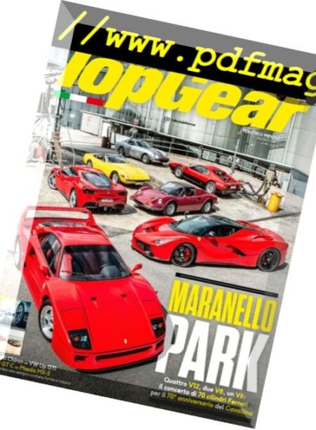 BBC Top Gear Italia – Agosto 2017 Cover