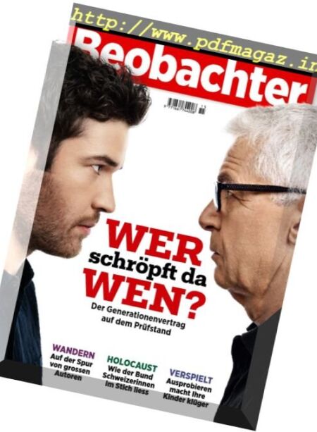 Beobachter – 21 Juli 2017 Cover