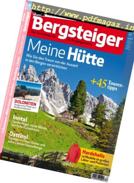 Bergsteiger – September 2017 Cover