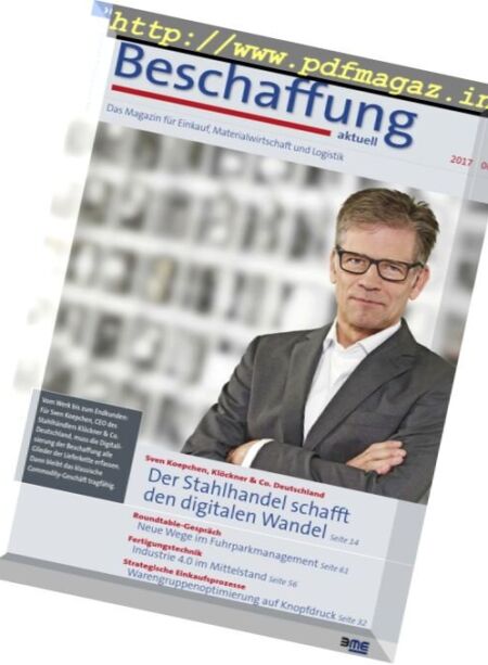 Beschaffung Aktuell – Nr.6 2017 Cover