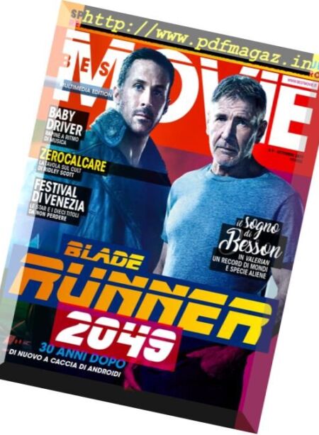 Best Movie – Settembre 2017 Cover