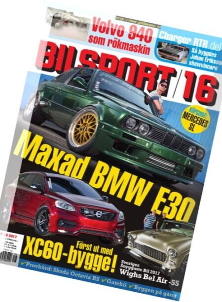 Bilsport – Nr.16 2017 Cover