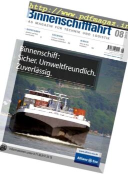 Binnenschifffahrt – August 2017