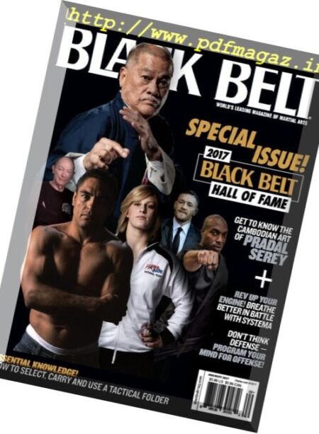 Black Belt – August-September 2017 Cover