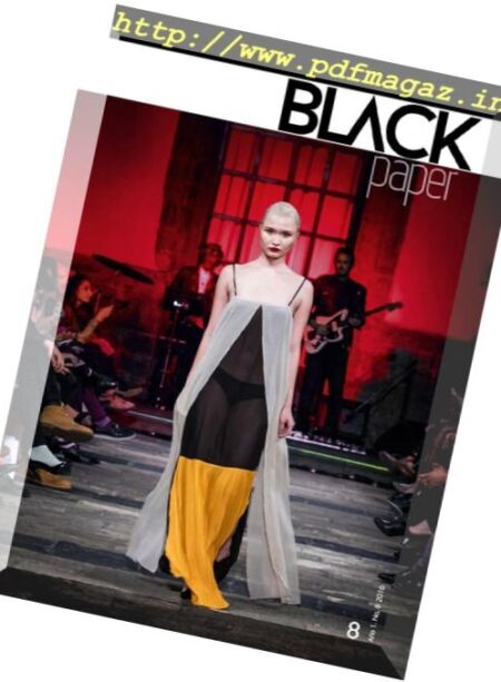 Black Paper – N 8 2016 Cover