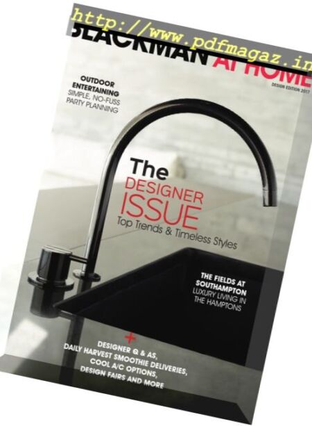 Blackman At Home – Design Edition 2017 Cover