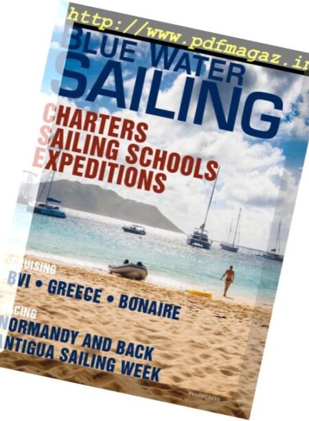 Blue Water Sailing – August 2017 Cover