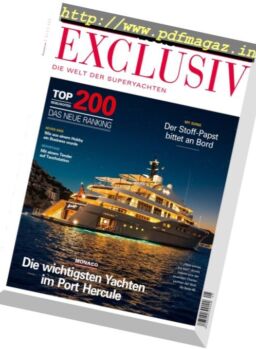 Boote Exclusiv – August 2017