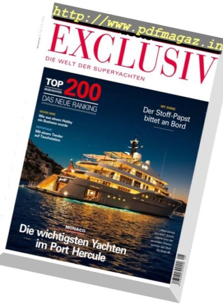 Boote Exclusiv – August 2017 Cover