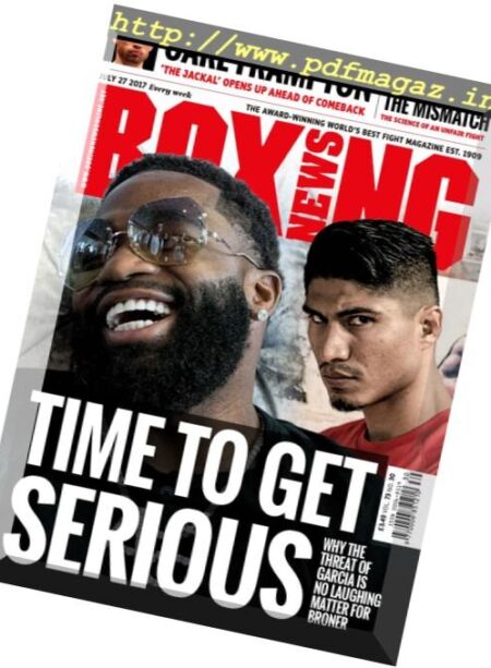 Boxing News – 25 July 2017 Cover